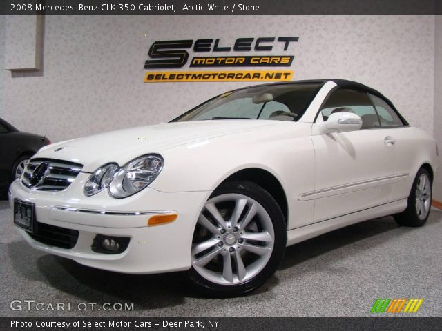 2008 Mercedes-Benz CLK 350 Cabriolet in Arctic White