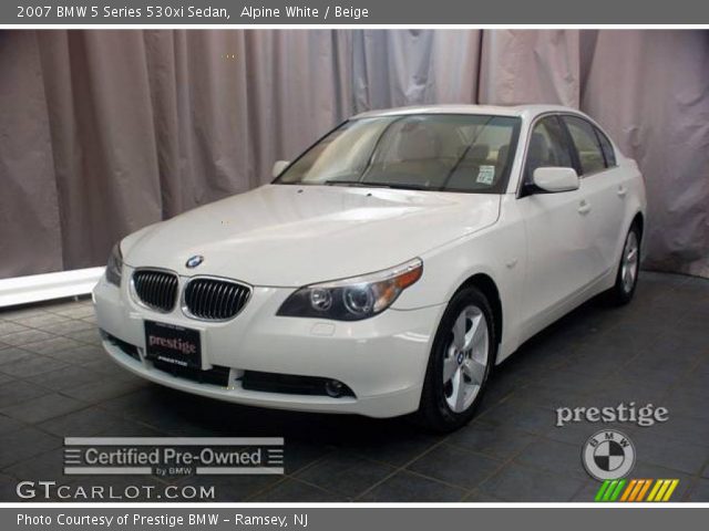 2007 BMW 5 Series 530xi Sedan in Alpine White