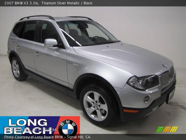 2007 BMW X3 3.0si in Titanium Silver Metallic
