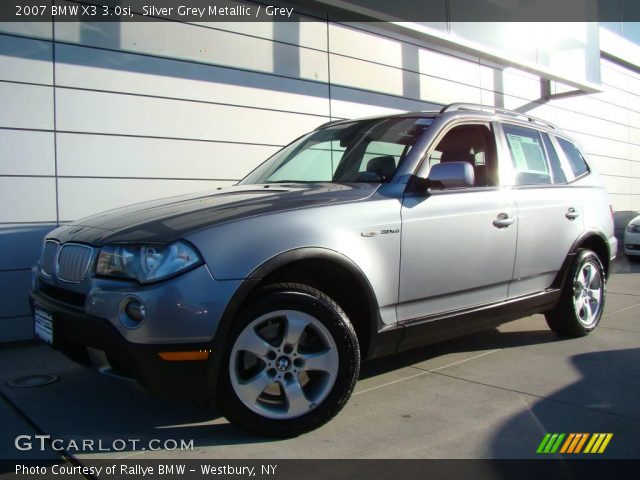 2007 BMW X3 3.0si in Silver Grey Metallic