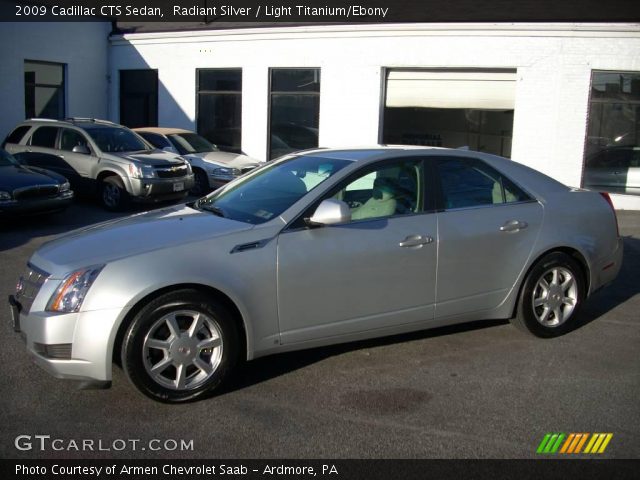 2009 Cadillac CTS Sedan in Radiant Silver