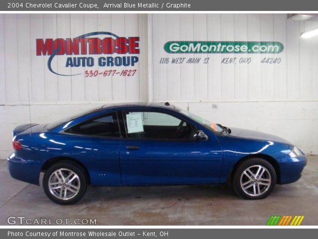 2004 Chevrolet Cavalier Coupe in Arrival Blue Metallic