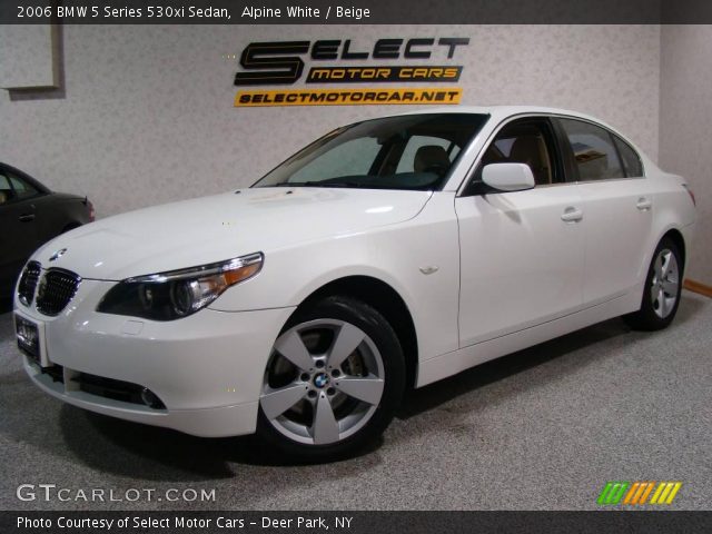 2006 BMW 5 Series 530xi Sedan in Alpine White