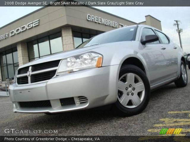 2008 Dodge Avenger SE in Bright Silver Metallic