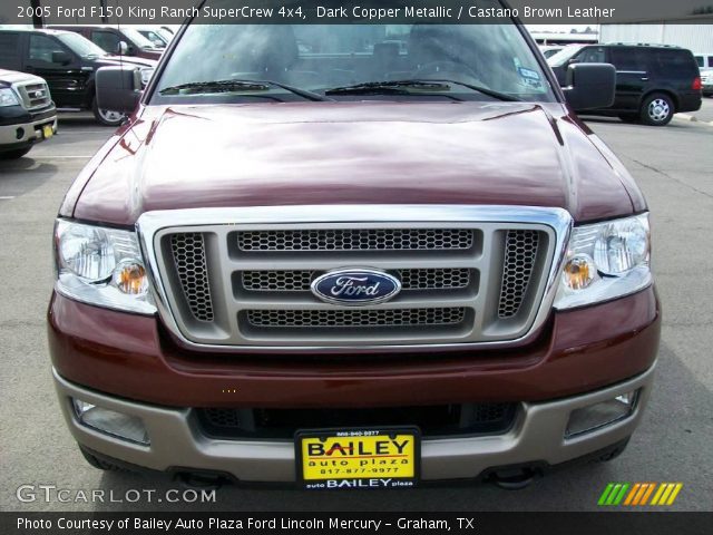 2005 Ford F150 King Ranch SuperCrew 4x4 in Dark Copper Metallic