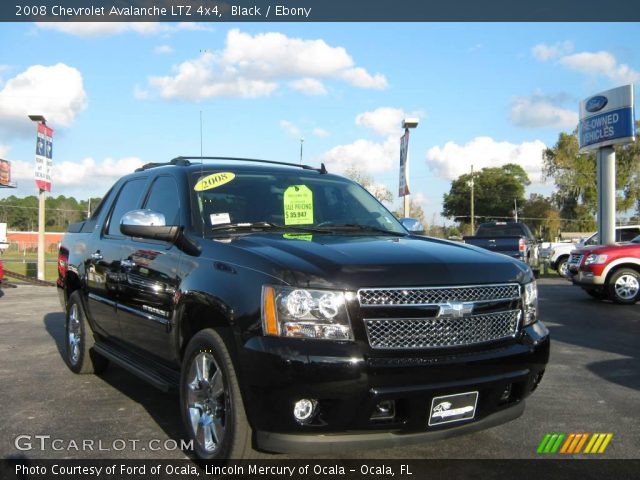 2008 Chevrolet Avalanche LTZ 4x4 in Black
