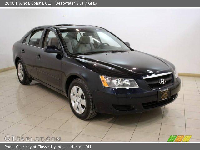 2008 Hyundai Sonata GLS in Deepwater Blue