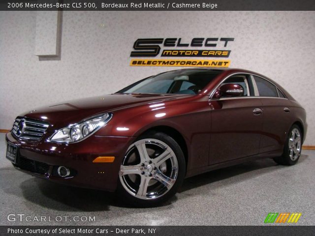 2006 Mercedes-Benz CLS 500 in Bordeaux Red Metallic