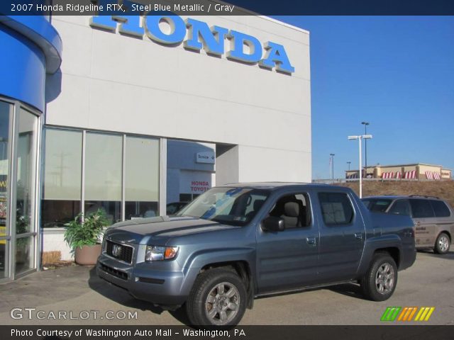2007 Honda Ridgeline RTX in Steel Blue Metallic