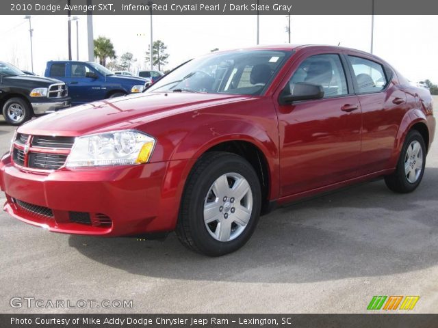 2010 Dodge Avenger SXT in Inferno Red Crystal Pearl