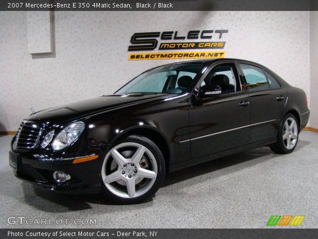 2007 Mercedes-Benz E 350 4Matic Sedan in Black