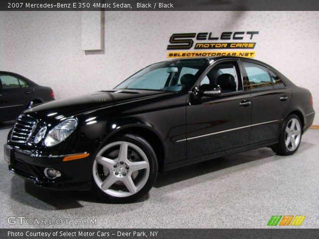 2007 Mercedes-Benz E 350 4Matic Sedan in Black