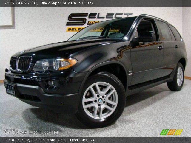 2006 BMW X5 3.0i in Black Sapphire Metallic