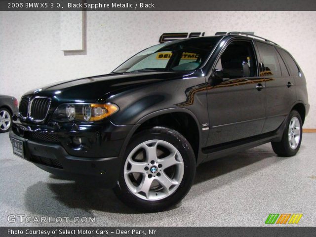 2006 BMW X5 3.0i in Black Sapphire Metallic