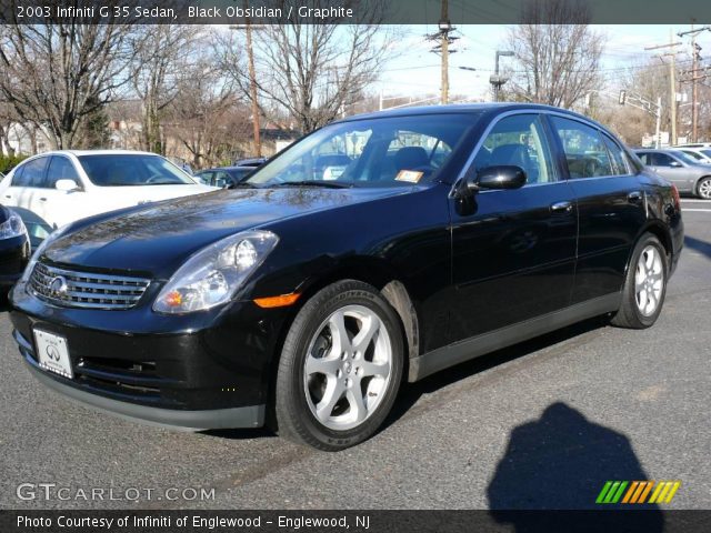 2003 Infiniti G 35 Sedan in Black Obsidian
