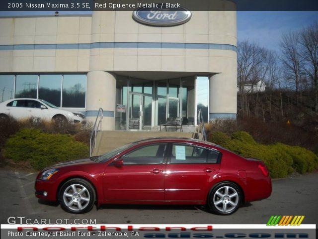 2005 Nissan Maxima 3.5 SE in Red Opulence Metallic