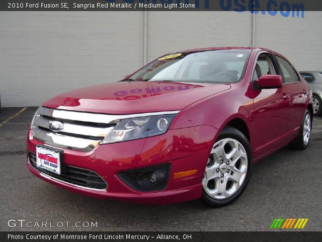 2010 Ford Fusion SE in Sangria Red Metallic
