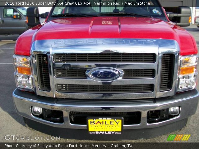 2010 Ford F250 Super Duty FX4 Crew Cab 4x4 in Vermillion Red