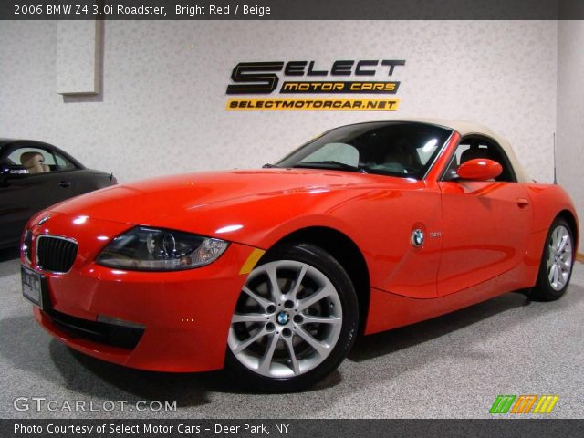 2006 BMW Z4 3.0i Roadster in Bright Red