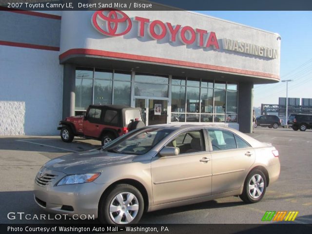 2007 Toyota Camry LE in Desert Sand Mica