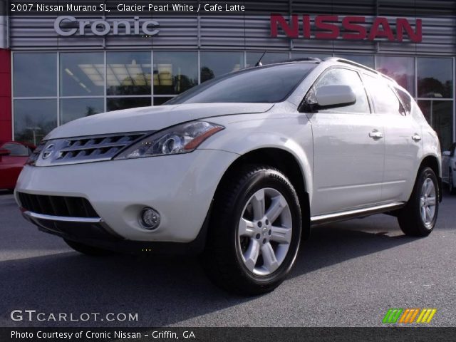 2007 Nissan Murano SL in Glacier Pearl White