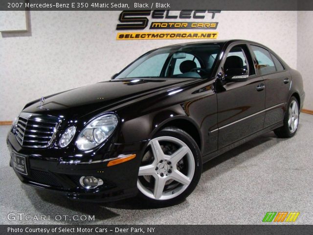 2007 Mercedes-Benz E 350 4Matic Sedan in Black
