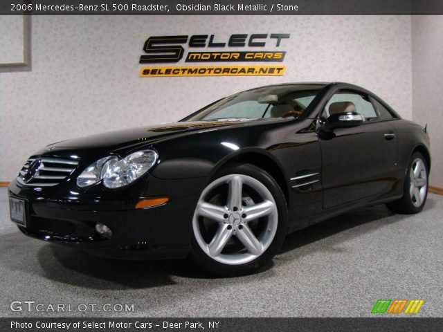 2006 Mercedes-Benz SL 500 Roadster in Obsidian Black Metallic