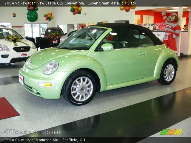 2004 Volkswagen New Beetle GLS Convertible in Cyber Green Metallic