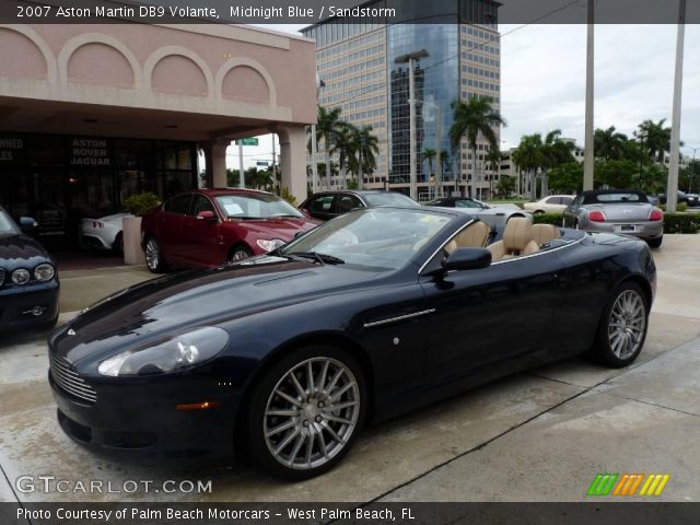 2007 Aston Martin DB9 Volante in Midnight Blue