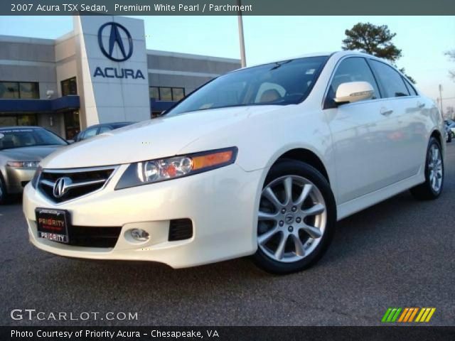 2007 Acura TSX Sedan in Premium White Pearl