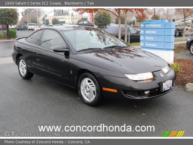 1999 Saturn S Series SC2 Coupe in Blackberry