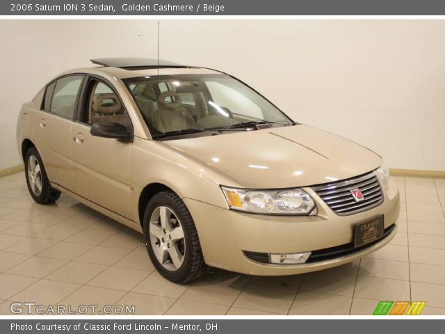 2006 Saturn ION 3 Sedan in Golden Cashmere