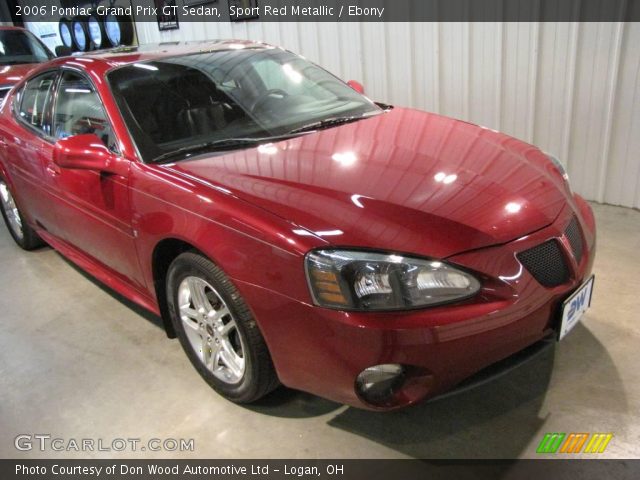 2006 Pontiac Grand Prix GT Sedan in Sport Red Metallic
