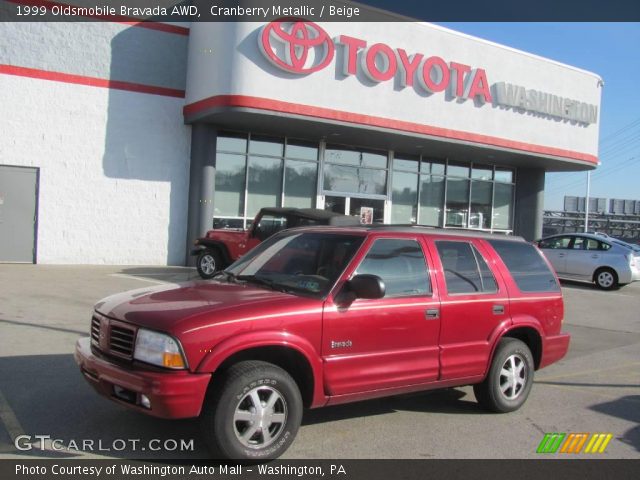 1999 Oldsmobile Bravada AWD in Cranberry Metallic