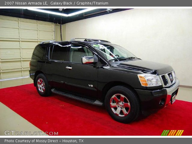 2007 Nissan Armada LE in Galaxy Black