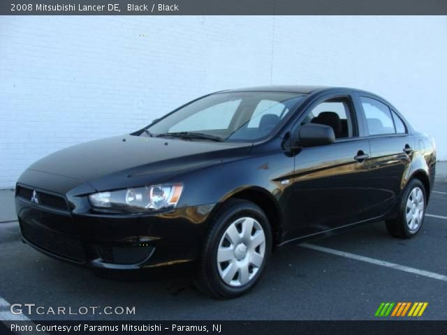 2008 Mitsubishi Lancer DE in Black
