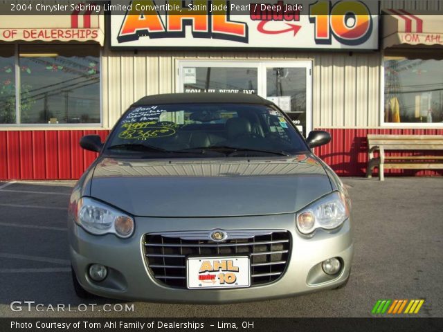 2004 Chrysler Sebring Limited Convertible in Satin Jade Pearl