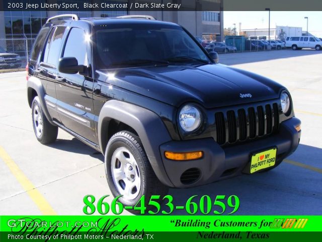 2003 Jeep Liberty Sport in Black Clearcoat