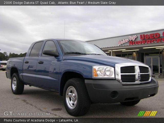 2006 Dodge Dakota ST Quad Cab in Atlantic Blue Pearl