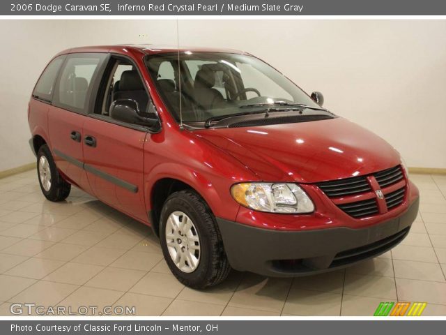 2006 Dodge Caravan SE in Inferno Red Crystal Pearl