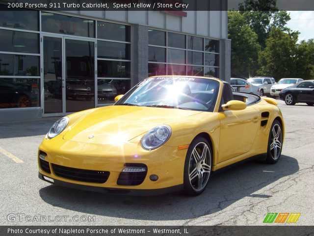 2008 Porsche 911 Turbo Cabriolet in Speed Yellow