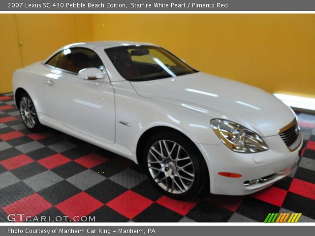 2007 Lexus SC 430 Pebble Beach Edition in Starfire White Pearl