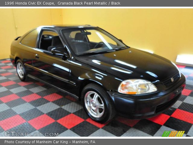 1996 Honda Civic EX Coupe in Granada Black Pearl Metallic