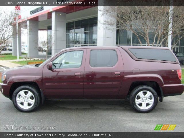 2009 Honda Ridgeline RTL in Dark Cherry Pearl