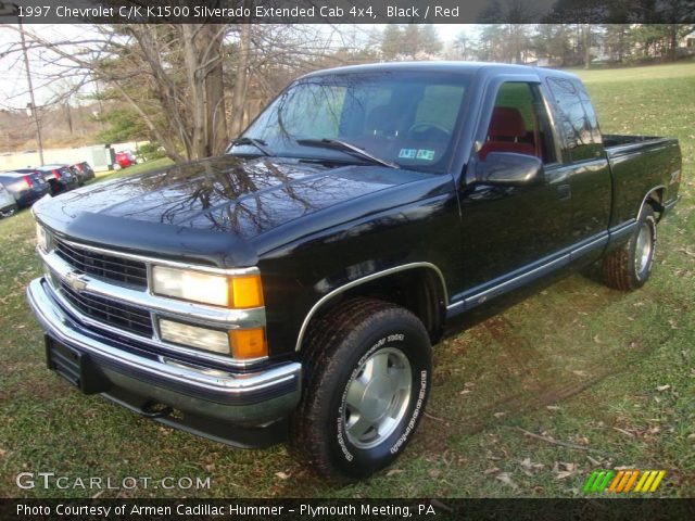 1997 Chevrolet C/K K1500 Silverado Extended Cab 4x4 in Black