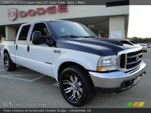 2001 Ford F250 Super Duty XLT Super Crew in Black