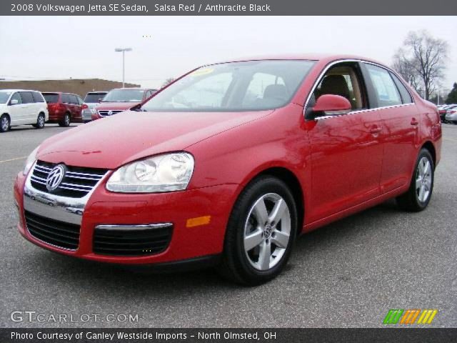 2008 Volkswagen Jetta SE Sedan in Salsa Red