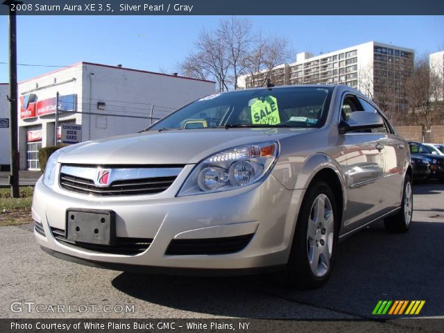 2008 Saturn Aura XE 3.5 in Silver Pearl