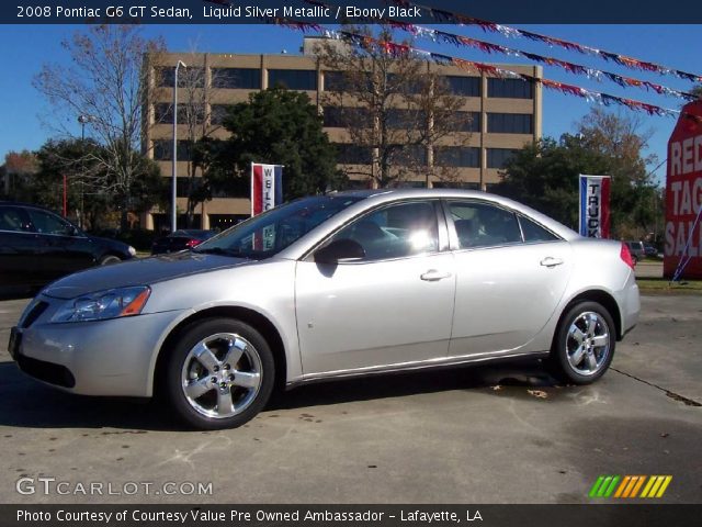 2008 Pontiac G6 GT Sedan in Liquid Silver Metallic