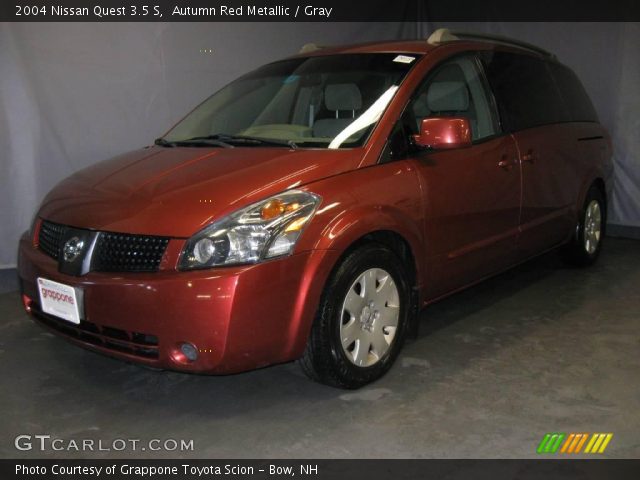 2004 Nissan Quest 3.5 S in Autumn Red Metallic